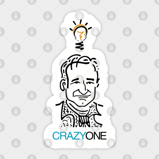 CRAZY ONE Sticker by Hou-tee-ni Designs